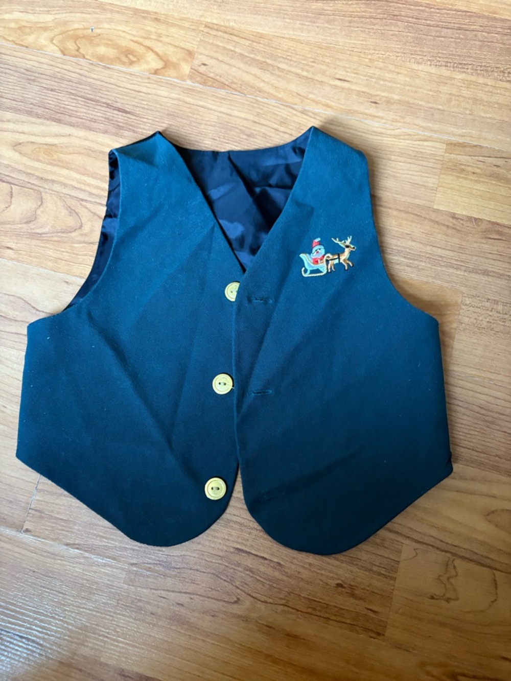 Vintage Satin-Look Toddlers' Vest